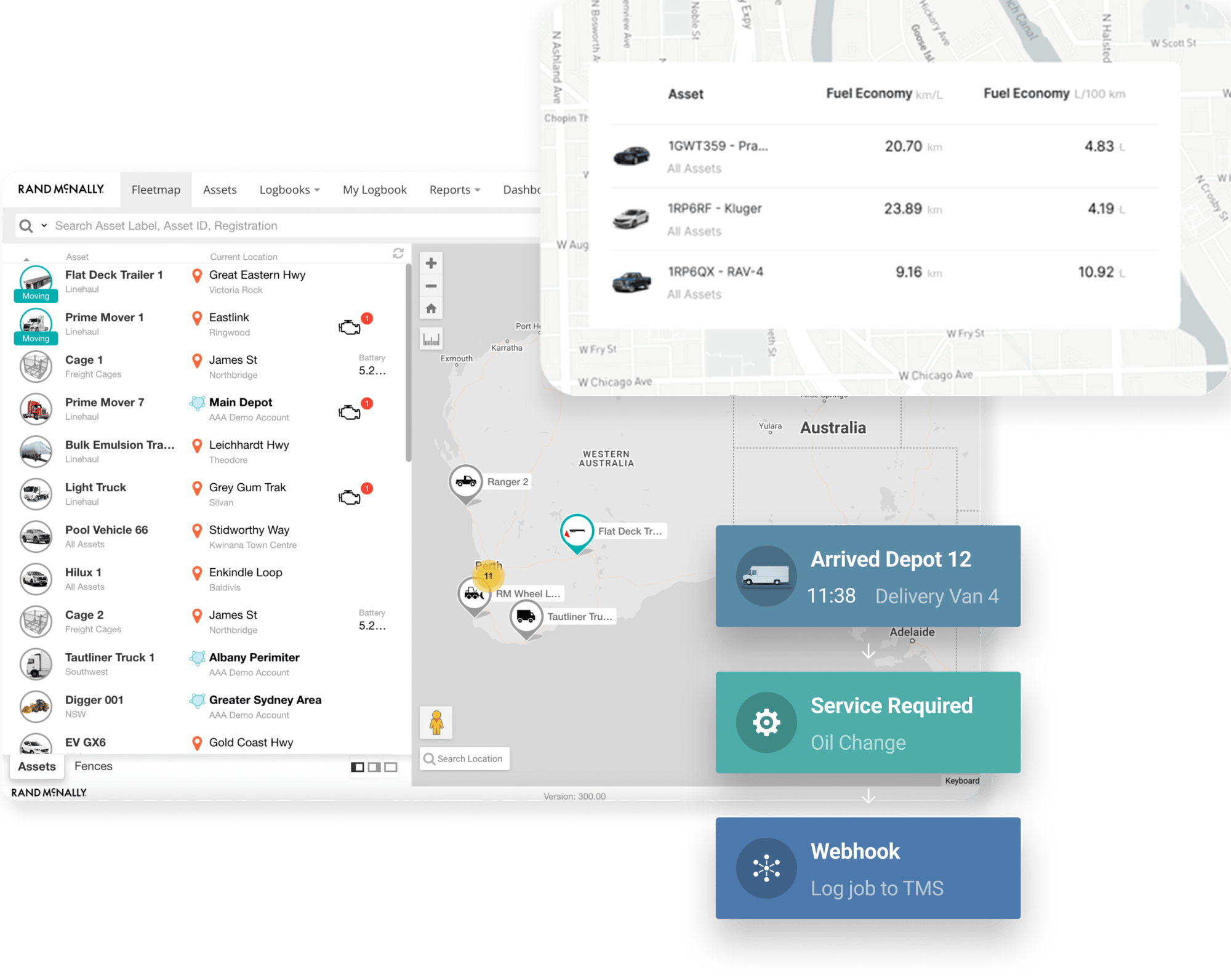Landing page animated image